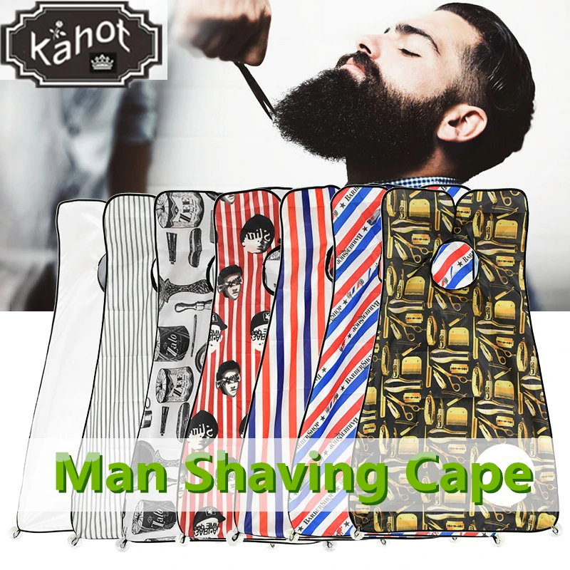

1pc Man Beard Catcher Cape Apron Beard Trimming Bib Aprons for Shaving Hair Clippings Grooming Capes Man Shaving Cloth