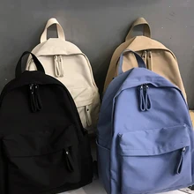 Fashion Backpack School-Bag Anti-Theft-Shoulder-Bag Teenager Canvas Women Female Girls