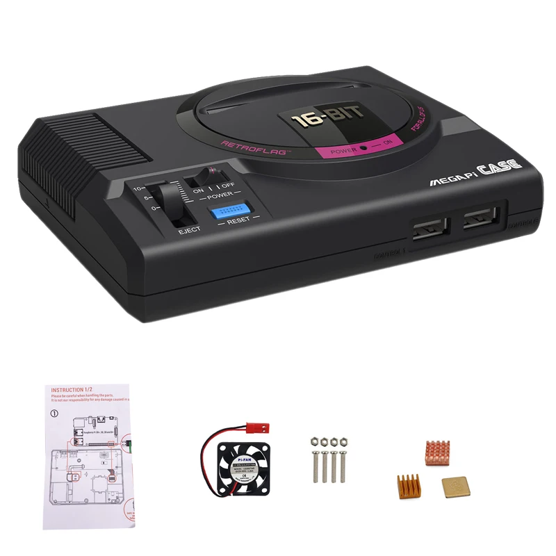 Черная игровая консоль SUPERPi чехол M совместим с Raspberry Pi Serise DIY ретро для