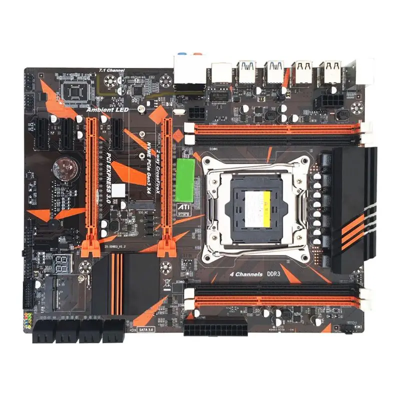 

X99 2011-V3Pin DDR3 Desktop Computer Mainboard Motherboard for E5 2678V3 CPU Kit M5TB