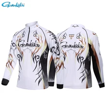 Gamakatsu Summer New Fishing Clothing Anti-UV Sun Protection Fishing Shirt Breathable Quick Dry Outdoor Sports Fishing Clothes