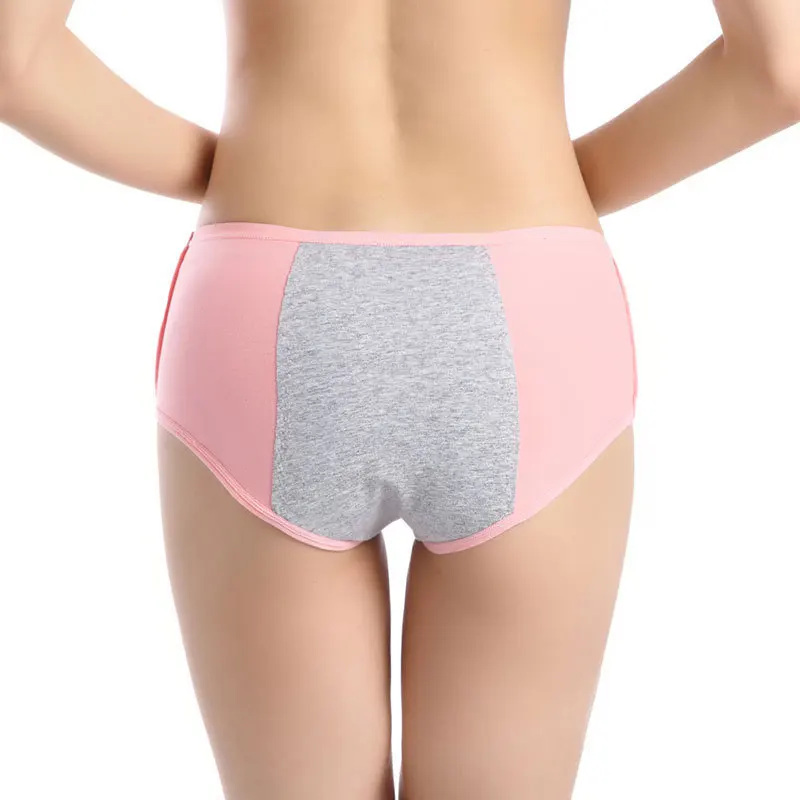 

3 Pcs/Lot Sexy Women Panty Underwear Menstrual Panties Leak-proof Mid-waist Menstrual Period Cotton Breathable Underpants Briefs