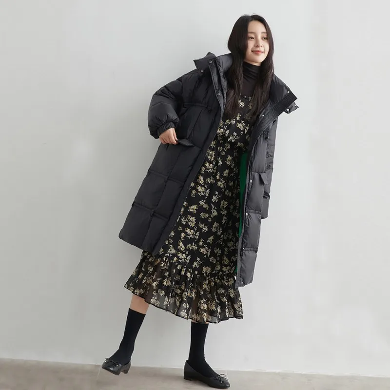 Fitaylor Winter Detachable Hooded Long Jacket