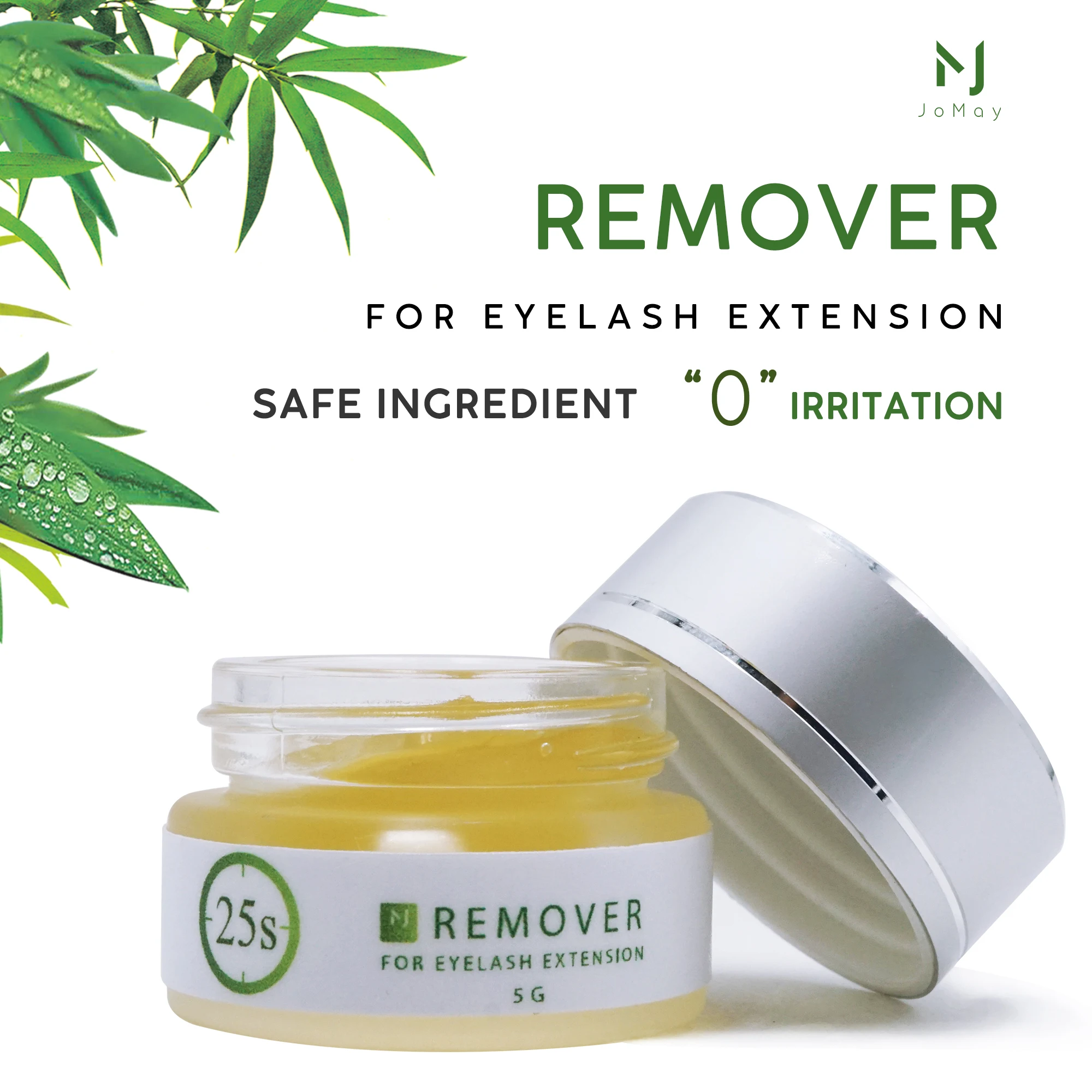

5g eyelash cream remover non-irritating lash glue gel adhesive remover custom private label Jomay