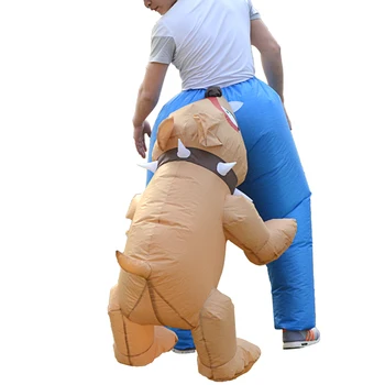 

Adult Inflatable Costume Dog Bite People Halloween Unisex Outfit Cosplay Costume For Adult Inlatable Costume Party Festival Stag
