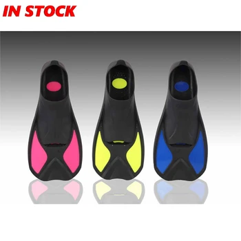

Mermaid swimming fins duck flippers Rubber Short Swim Fins Universal Size Adjustable Fins with Neutral / Adjustable Flippers