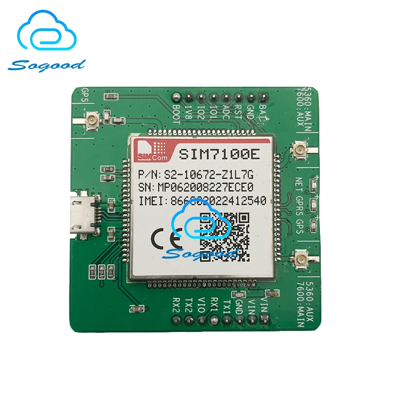 SIMCOM SIM7100E плата разработки LTE Cat 3 модуль для Европы Поддержка диапазона