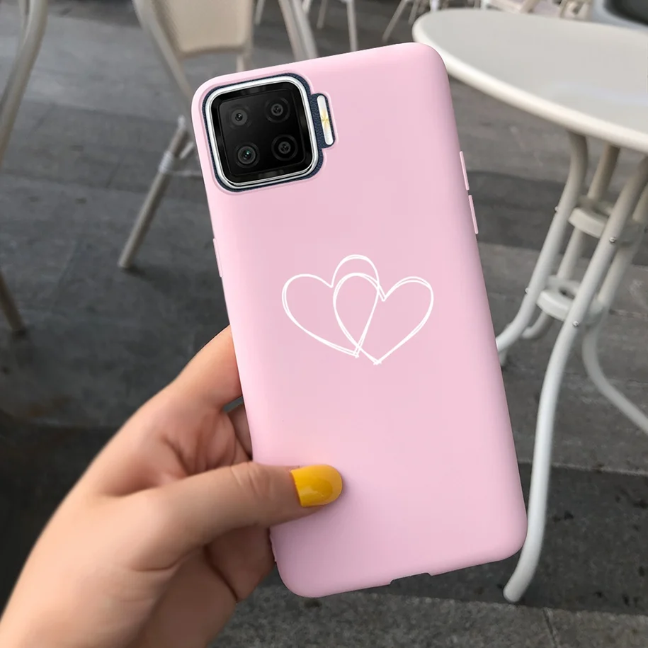 cases for oppo cases For OPPO Reno4 Lite Case Reno4 Z 5G Funda Shockproof Soft Silicon Love Heart Back Cover For OPPO F17 Pro Reno 4 Lite Phone Cases cases for oppo back Cases For OPPO