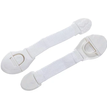 

10 Pieces Of Child Protection Lock Long Drawer Door Cabinet Lock Plastic Child Protection Lock Door Lock