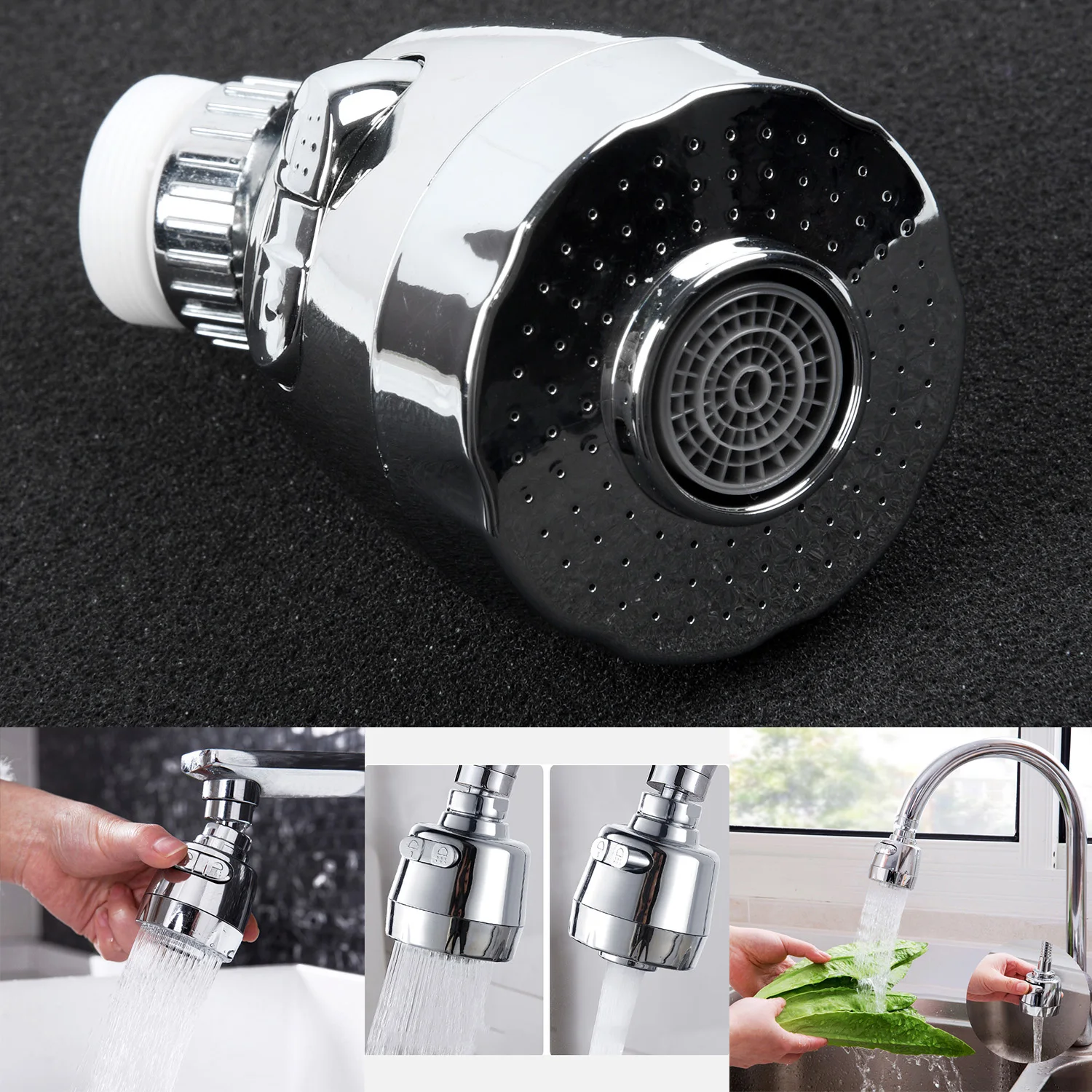 Shower Sink Tap Cleaner Water Head Filter Sprayer Faucet Extender