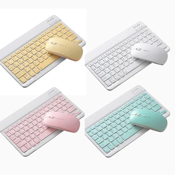 

10-Inch Press Sn Portable Tablet Bluetooth Keyboard and Mouse Set,for Xiaomi Huawei iPad Keyboard Mouse