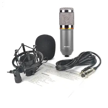

BM-800 Professional Studio Broadcasting Recording Condenser Microphone with Shock Mount and Stand
