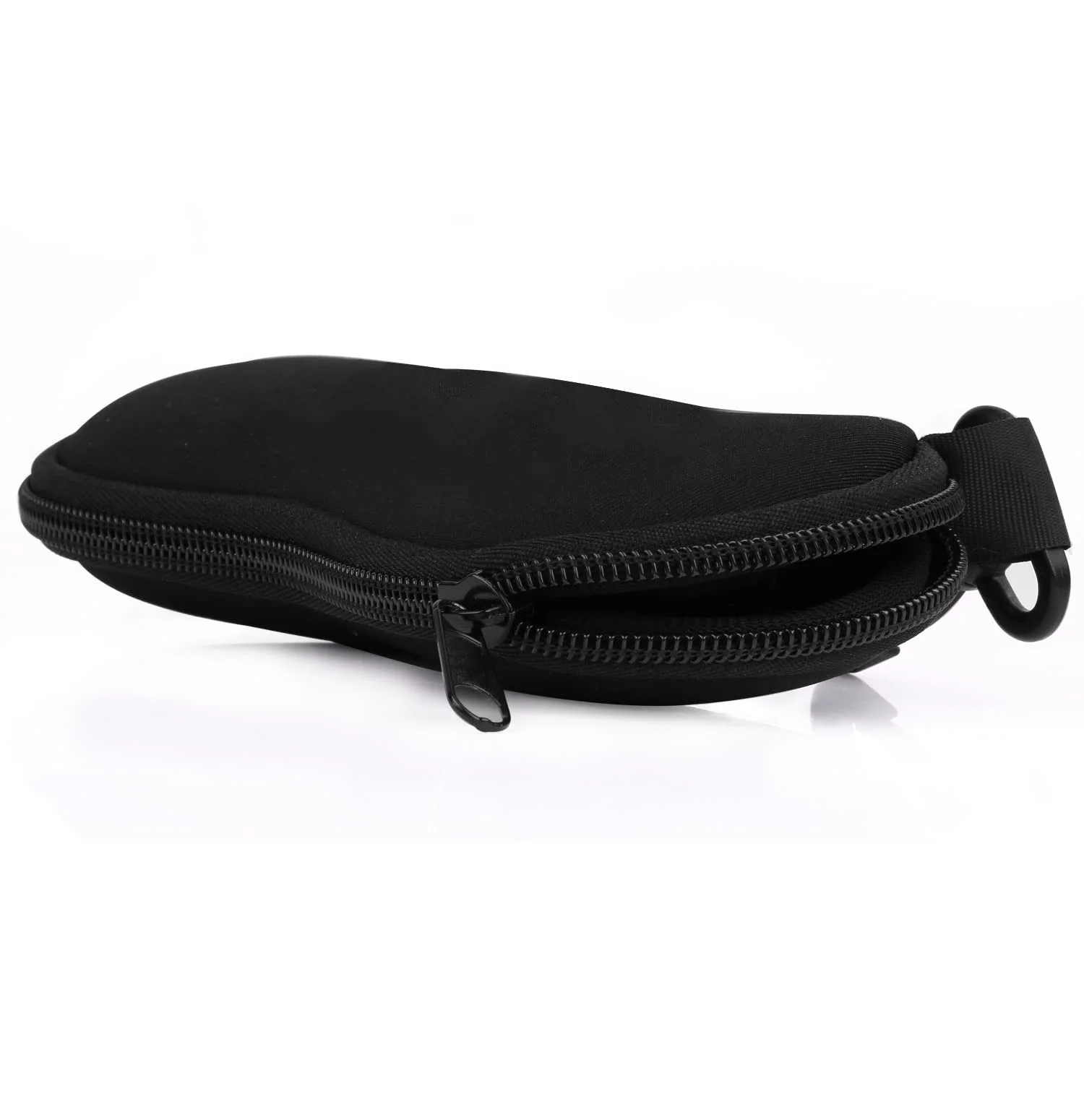 Sunglasses Soft Case Ultralight Neoprene Zipper Glasses Boxs With Belt Clip Eyewear Glasses Storage Bag Portable Black Eye Case