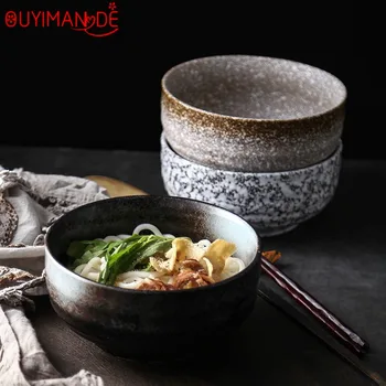 

Japanese ramen bowl Large household ceramic bowl noodle soup bowl Creative instant noodle bowl commercial restaurant tableware