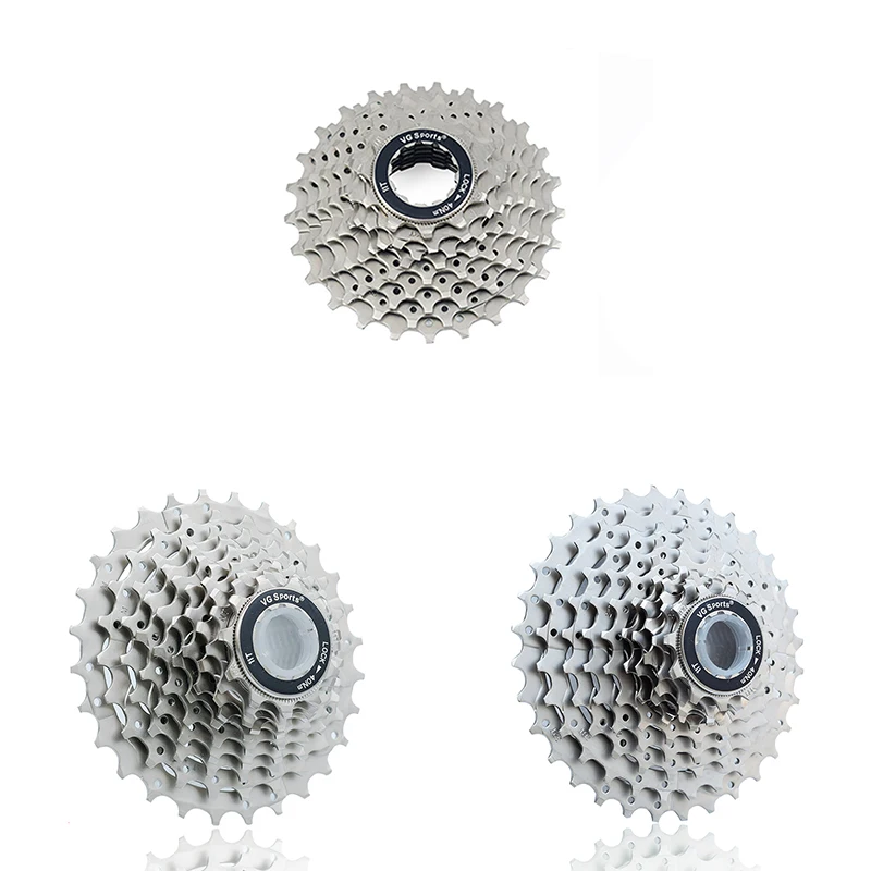 Vg Sports 11-28T Road Bike Cassette 10 Speed Freewheel Sprocket 10S Bicycle Free Wheel Cog Velocity Cdg Ultralight-11-28T |