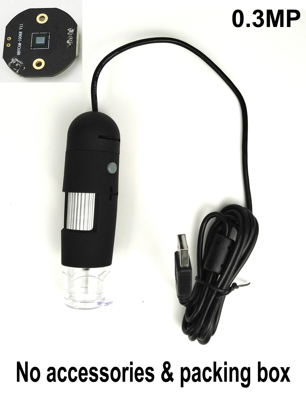USB цифровой микроскоп поддержка мобильного телефона и ПК - Цвет: 0.3MP No accessories