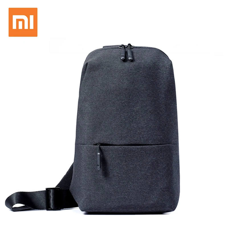 

100% Original Xiaomi Backpack Urban Leisure Chest Pack Bag For Men Women Small Size Shoulder Type Unisex Rucksack Backpack Bags