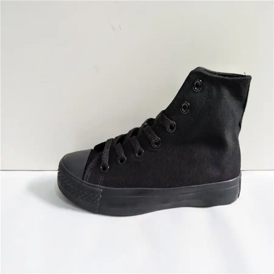 pure black casual shoes