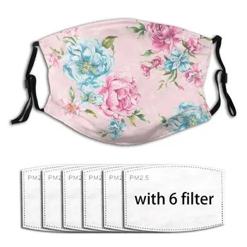 

Windproof Breathable Anti Haze 2020 Summer Face Masks Flower Floral PM2.5 Filter Protector Dust Haze Male