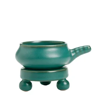 

Manual Japanese Stoneware Three-Legged Filtration Tea Cha Lou Filter Ceramic Kung Fu Tea Tea Infuser Tea Filter Tea Set Siteel