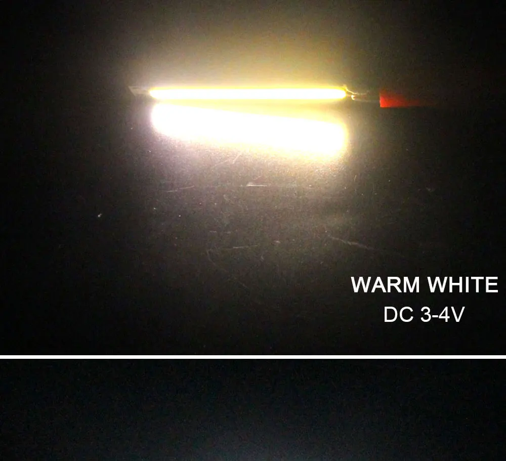 60mm 2.36in 2V 3V COB Light Source 1W 3W LED Bulb 3.7V Lamps for Work Car Lights DIY Warm Cool Red Blue Color 6CM Strip (9)