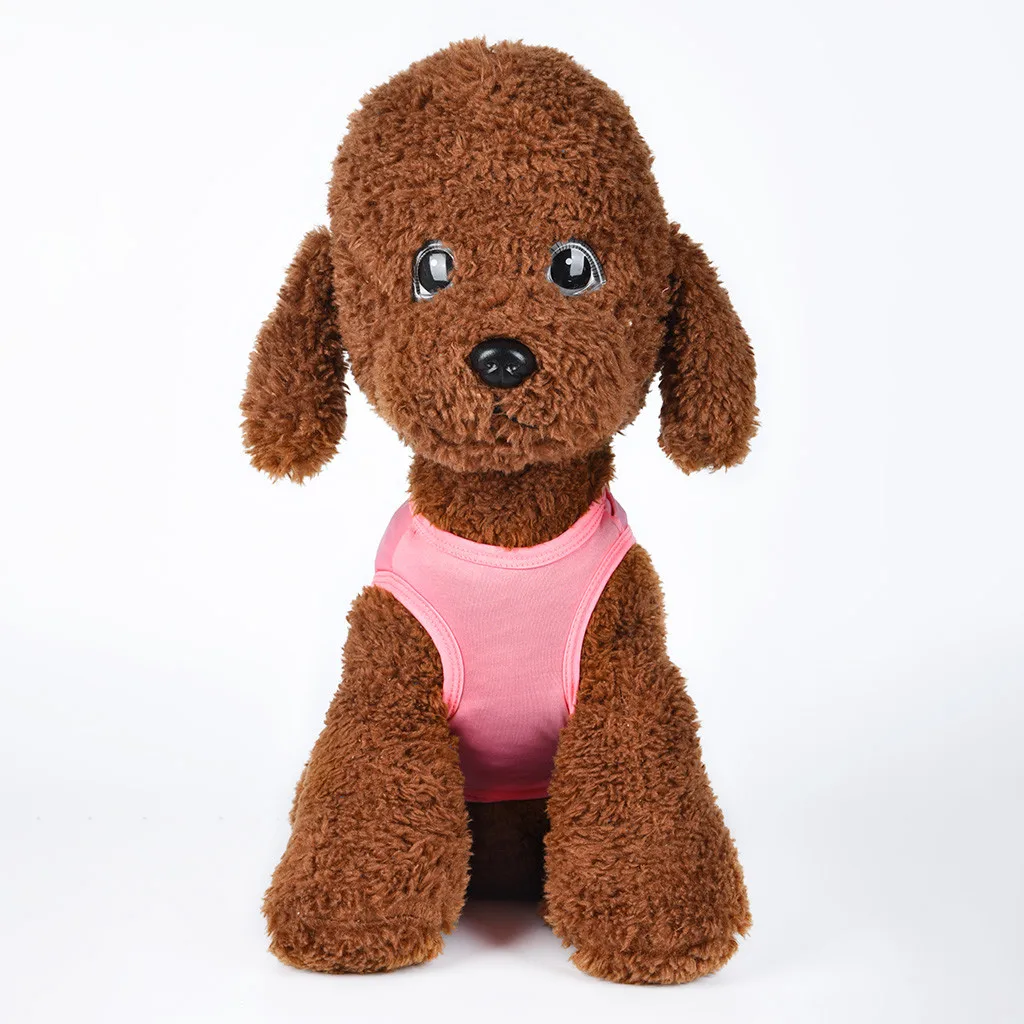 Fashion New Pet Vest Summer Breathable Comfortable Text Pattern Dog Cat Pets Clothing Small Medium Dog Shirts Puppy Autumn T-shi