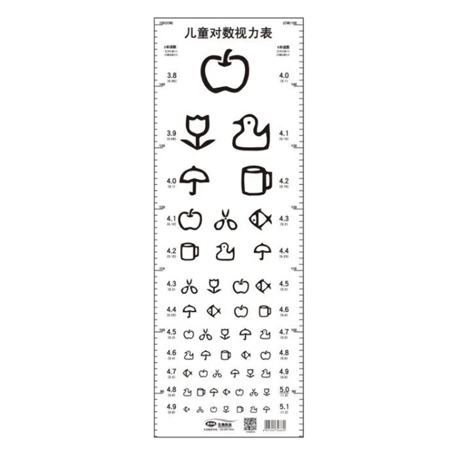 waterproof snellen eye chart standard visual acuity chart with height measure ruler for adults kids eye vision exam wall stickers aliexpress