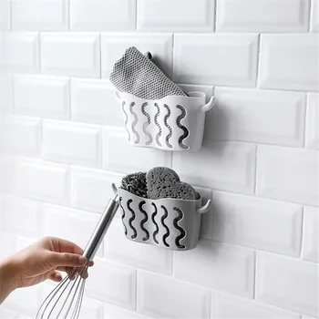 

Multifunction Suction Cup Dish Cloth Rack Sponge Holder Bathroom Soap Storage Hanger Wall Mounted Kitchen Organizer Strainer