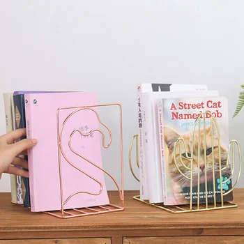 

Wrought Iron Cartoon Book Stand Desk Stand Student Desk Block Holder By Iron Bookshelf Wrought Iron Cartoon Geometric Book Shelf