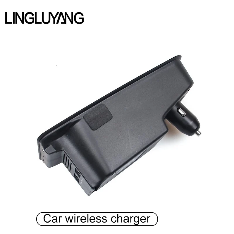 Ceny Bezprzewodowa ładowarka samochodowa dla volvo XC90 nowy XC60 S90 V90 2018 2019 specjalny telefon komórkowy do szybkiego ładowania telefonu płyta akcesoria samochodowe v60