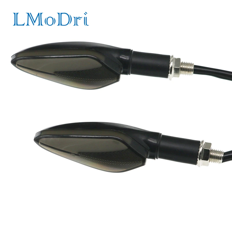 

LMoDri 2 Flasher Motorcycle Universal 12V LED Turn Signal Lights Motorcycle Modification Blinker Front Rear 2PCS Signal Lamp