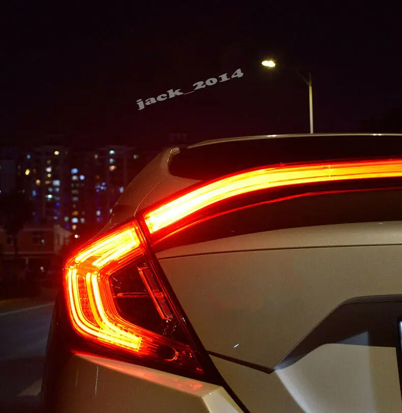 Для Honda Civic 10th светодиодный задний фонарь и задний фонарь для губ