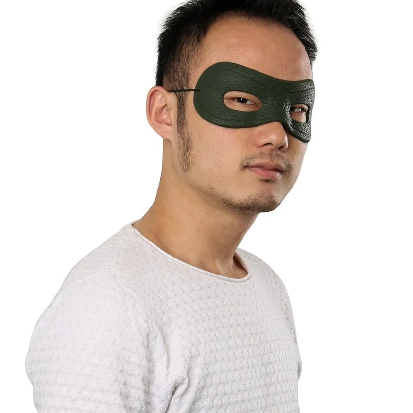 Takerlama New Green Arrow Oliver Queen Mask Cosplay Costume Artificial Takerlama New Green Arrow Oliver Queen Mask Cosplay Costume Artificial