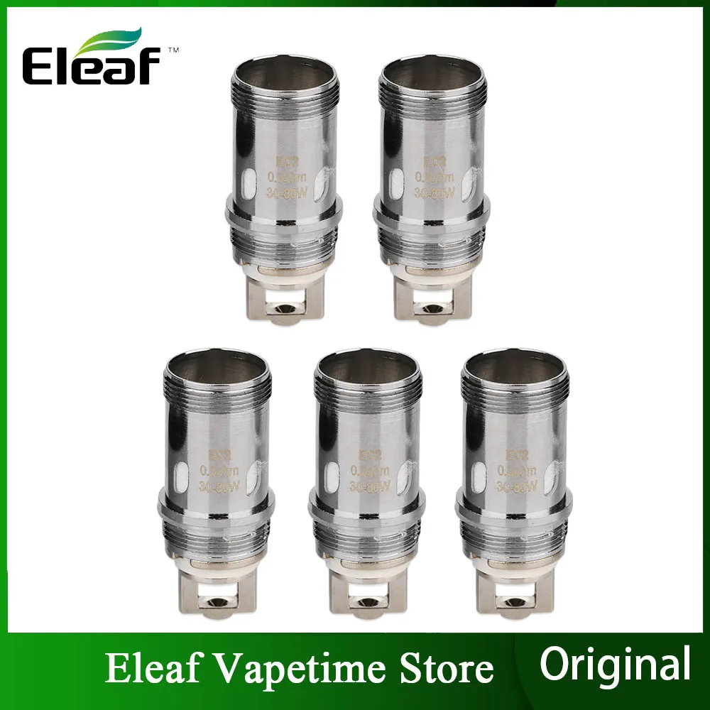 2018 Оригинальные 5 шт. Eleaf EC2/EC-M/EC-N катушка 0.3ohm/0.5ohm/0.15ohm головка катушки