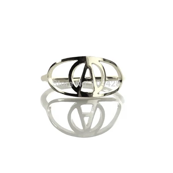 

AILIN Mothers Day Gift Sterling Silver Personalized Eye style Rings Customized Cut 1 Initials Rings Mom's Gift Rings
