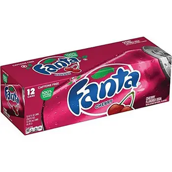 

Fanta Refresco con Gas, Sabor Cereza - Paquete de 12 x 355 ml - Total: 4260 ml
