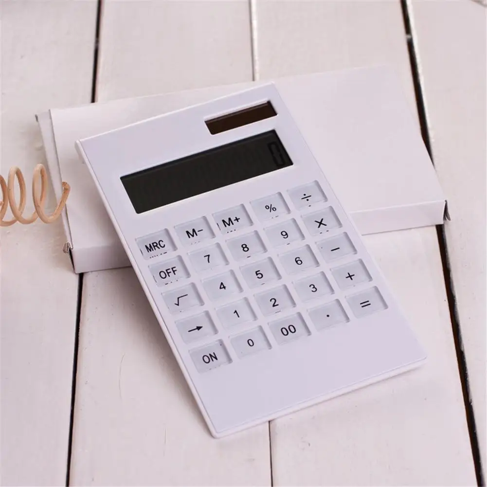Desktop calculator Standard Function Calculator 12 Digits Large Display LCD Solar &amp Battery Dual Power for Home Office | Компьютеры и