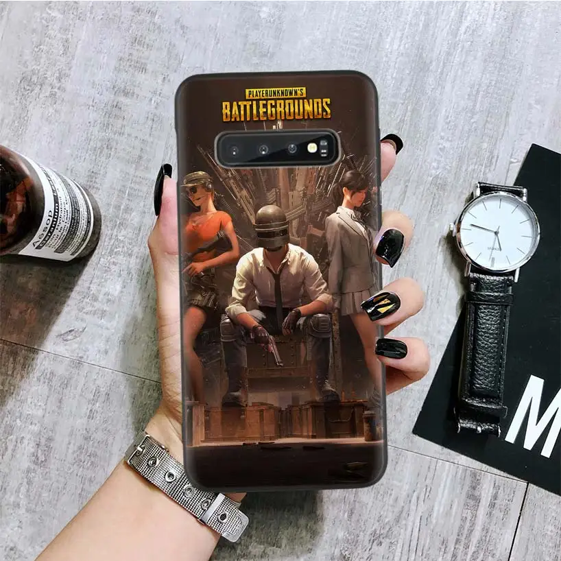 Counter Strike CS GO и PUBG черный чехол для телефона для samsung Galaxy S10+ Plus Lite Note 10 9 8 S9 S8 J4 J6+ Plus S7 S6 Edge - Цвет: BA329-3