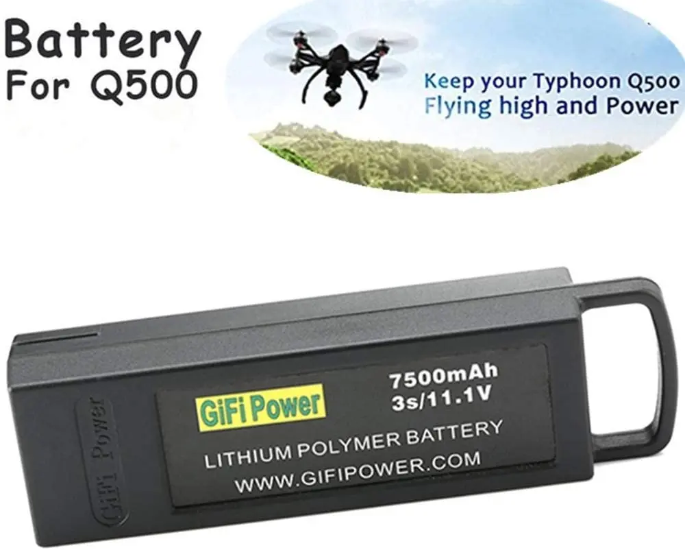 Оригинал GiFi 3S 11 1 V 7500mAh обновление полета Lipo батарея для Yuneec Q500 4K RC Дрон | Игрушки и