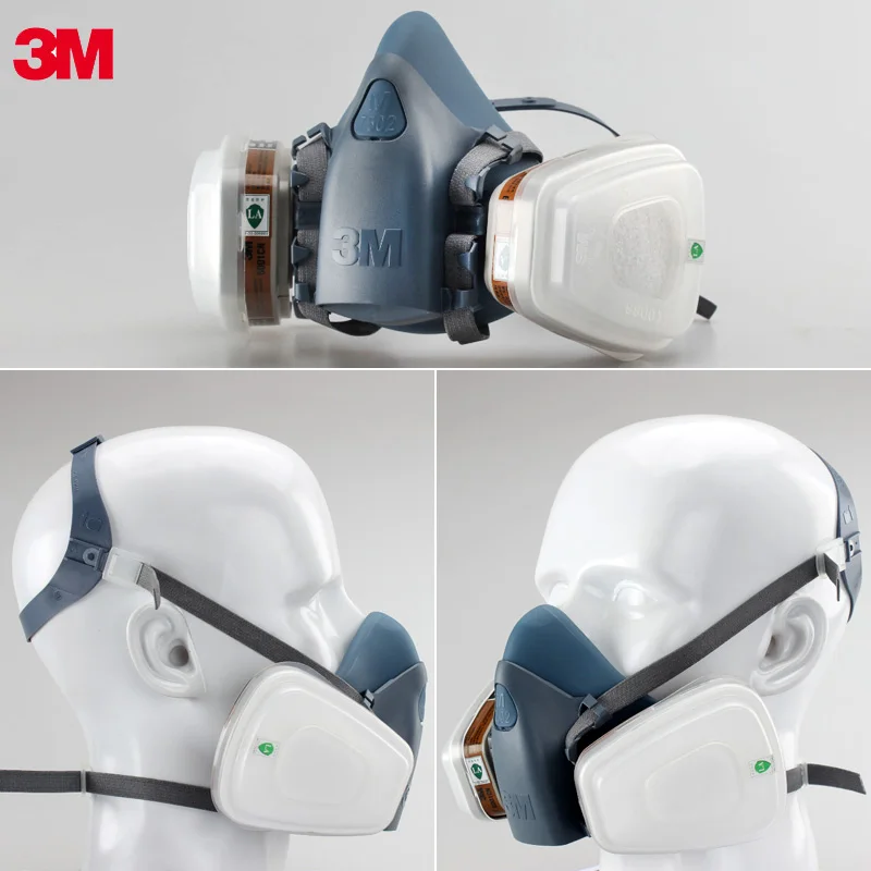 

3M 7502 Filter Respiratory Masks Special Anti-toxic Formaldehyde Anti-pesticide Activated Carbon 3M Chemical Gas Mask