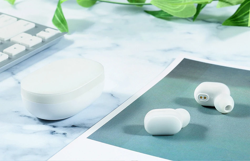 Xiaomi mi AirDots TWS Bluetooth наушники беспроводные наушники-вкладыши гарнитура с mi c и зарядной док-станцией молодежная версия