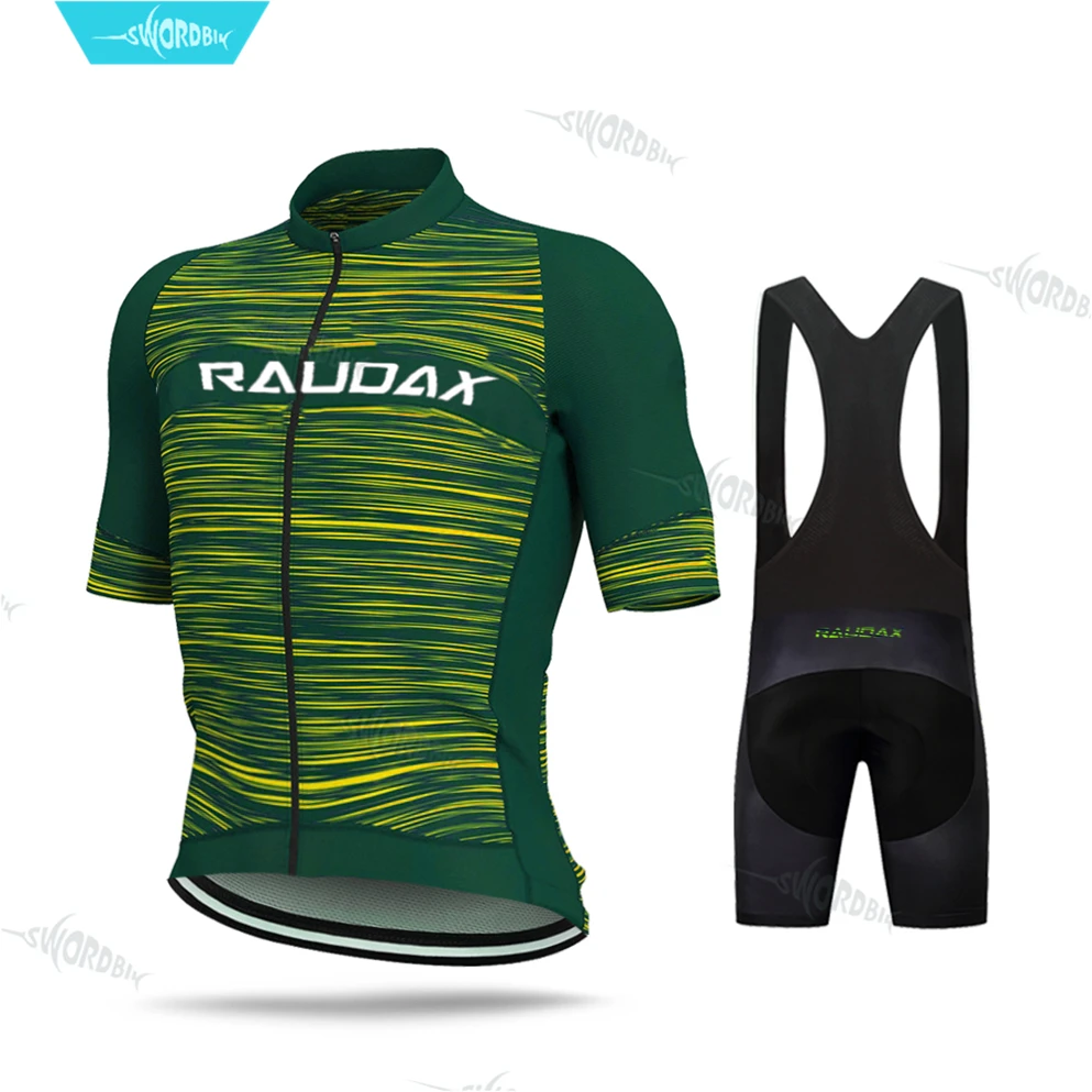 

Road Bike Fashion Clothes Cycling Clothing Short Sleeve Jerseys Pro Team Cycling Jersey Set Men's Uniform MTB Short Skinsuit
