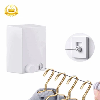 

Telescopic Stainless String Invisible Clothesline Retractable Clothes Dryer Hanger Hanging Clothes Line YDHS