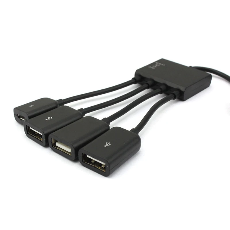 1x Micro USB кабель в комплект поставки входит адаптер Мощность зарядки 4-портовый концентратор для телефонов на базе Android с Bluetooth