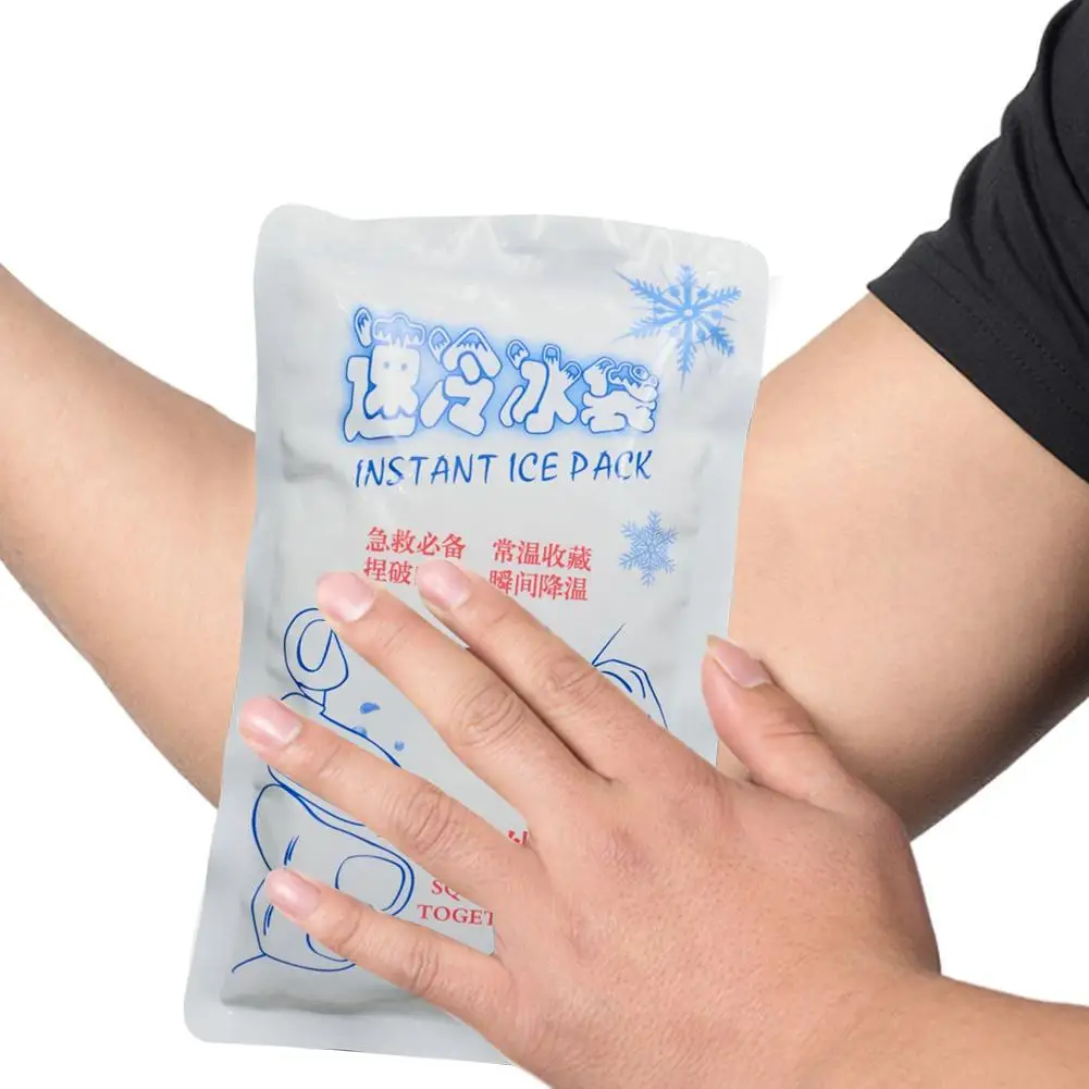 5pcs Portable Instant Cold Pack Capacity Disposable Ice Packs For Athletes First Aid Therapy