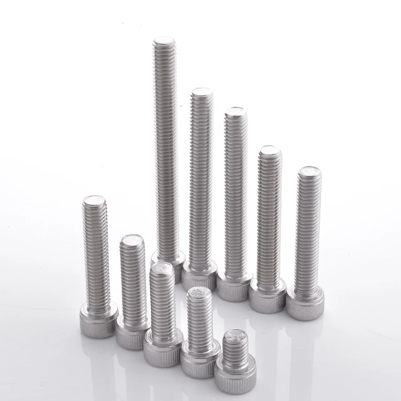 

304 винт с шестигранной головкой из нержавеющей стали M2/M2.5/M3, размеры