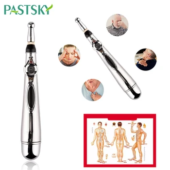 

Electronic Acupuncture Pen Electric Meridians Laser Therapy Massage Pen Meridian Energy Pen Relief Pain Head Back Neck Massager