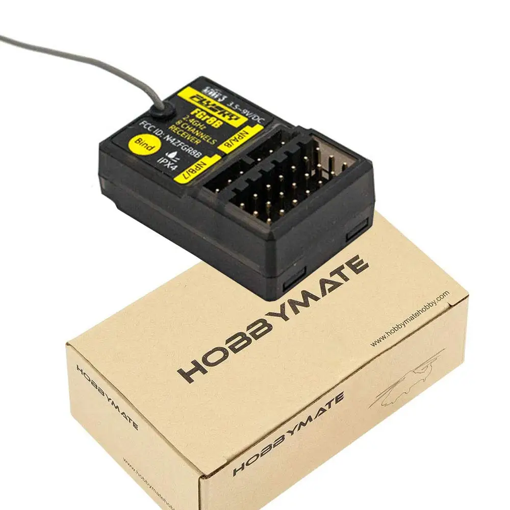 

HOBBYMATE Flysky FGr8B 8 Каналы приемник AFHDS3 Flysky RC PWM/PPM/i-Bus, с помощью которого можно совместимый PL18 NB4 для Rc автомобиль/Rc грузовик/Rc лодка