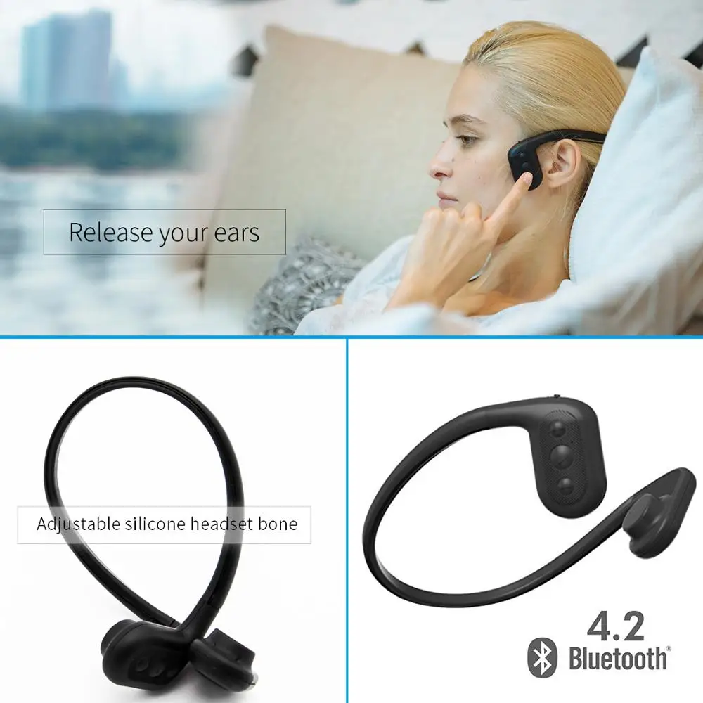 Tayogo плавательные костные проводящие наушники Bulit in MP3 плеер с FM Bluetooth приложение