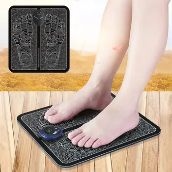 

Fitness EMS Tens Acupuncture Foot Massager Muscle Stimulator Acupoint Mat Health Care Foot Muscle Electric